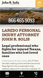 Mobile Screenshot of lawofficeofjohnsolis.com