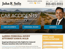 Tablet Screenshot of lawofficeofjohnsolis.com